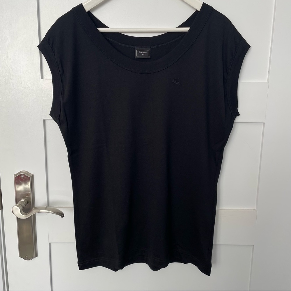 Black Women's Top by Lacoste